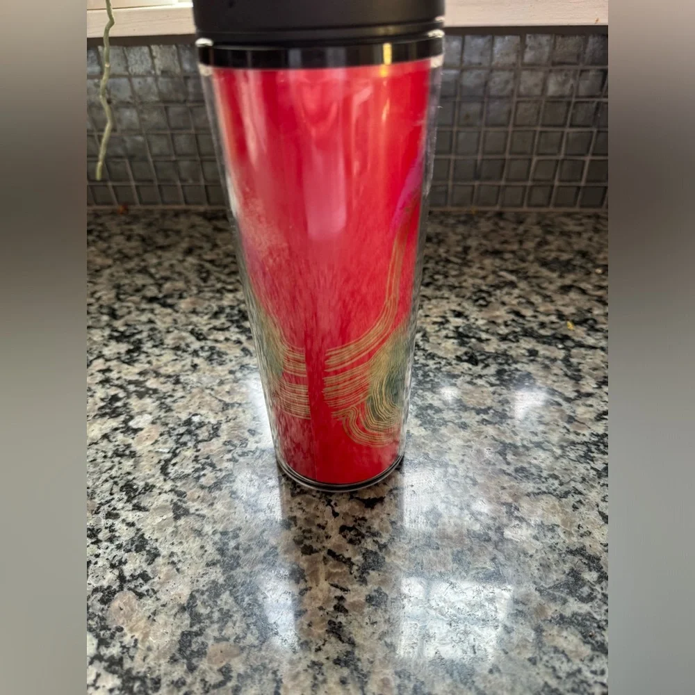 Starbucks 2021 Holiday 16oz Travel Tumbler. Excellent condition - Picture 2 of 5